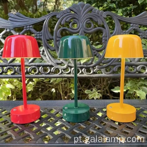 Lâmpada de mesa USB sem fio para decoração de casa moderna